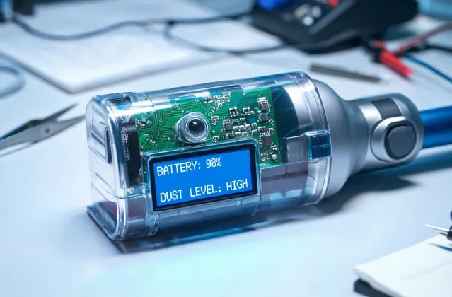 Cordless vacuum AI sensor module